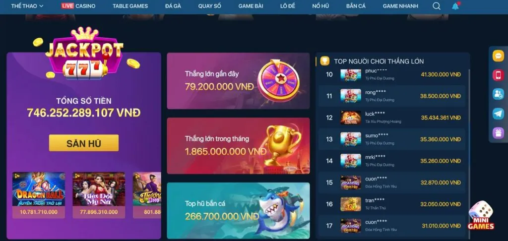 Các tính năng nổi bật của ứng dụng zo789
